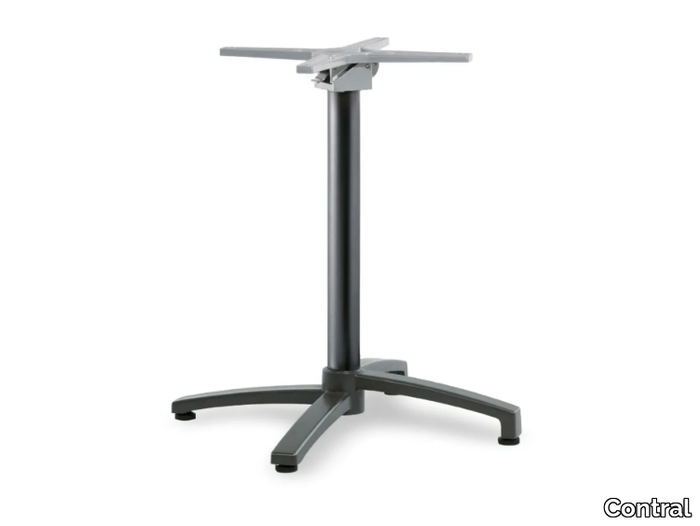 DOMINO - Folding aluminium table base _ Contral