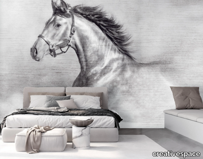 HORSY - Washable wallpaper _ creativespace