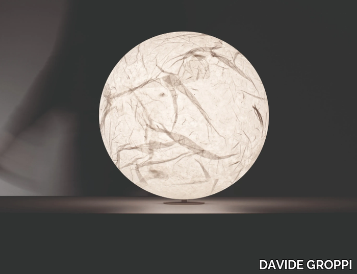 MOON T - LED japanese paper table lamp _ DAVIDE GROPPI