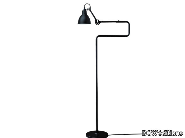 N°411 - Floor lamp with swing arm _ DCWéditions