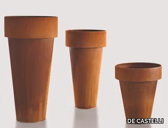 DELTA & OMEGA - Metal vase _ DE CASTELLI