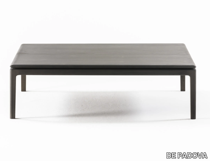 MOON - Low square oak coffee table _ DE PADOVA