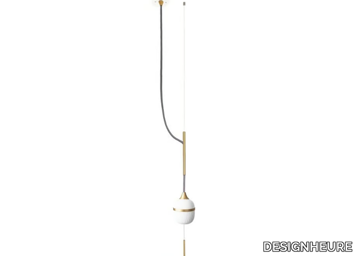 FLEUR DE KAOLIN MOYEN - LED porcelain pendant lamp _ DESIGNHEURE