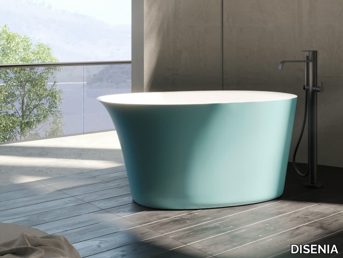 LEVANTE - Freestanding oval bathtub _ DISENIA