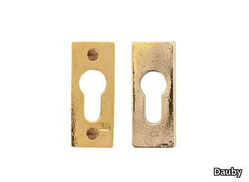 PURE 18680 - Rectangular bronze keyhole escutcheon _ Dauby