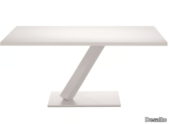 ELEMENT - Square steel table _ Desalto