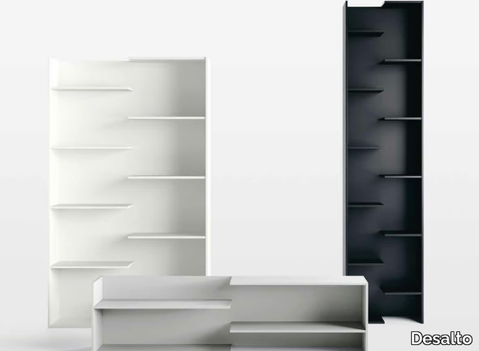 STEP - Open composite wood bookcase _ Desalto