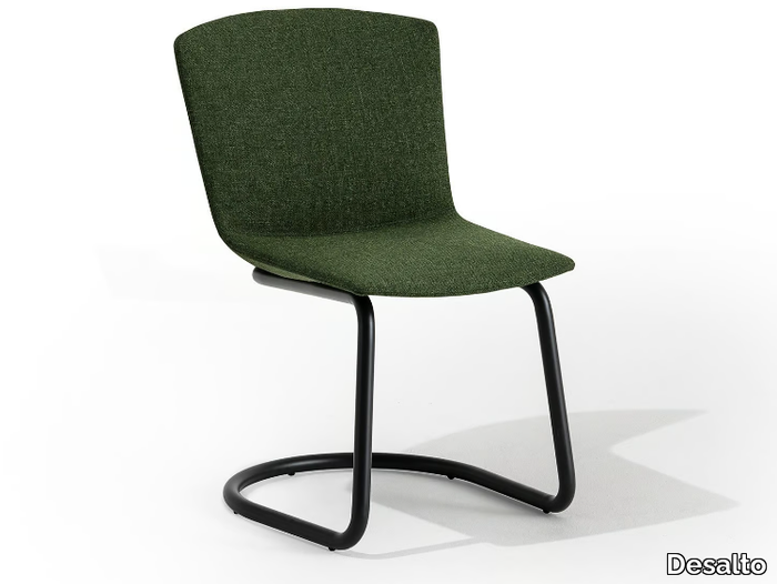 CALUM HOME - Cantilever upholstered fabric chair _ Desalto