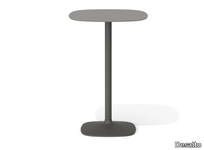 ELLIS - Square ceramic high table _ Desalto