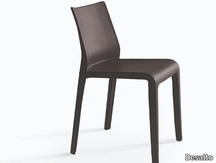 LISBONA - Leather chair _ Desalto