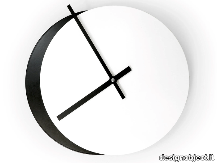 ECLISSI - Wall-mounted steel clock _ designobject.it