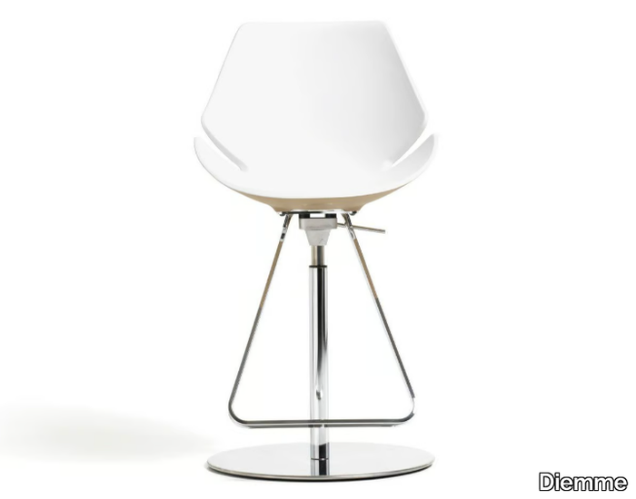 EON - Swivel polyurethane stool height-adjustable _ Diemme