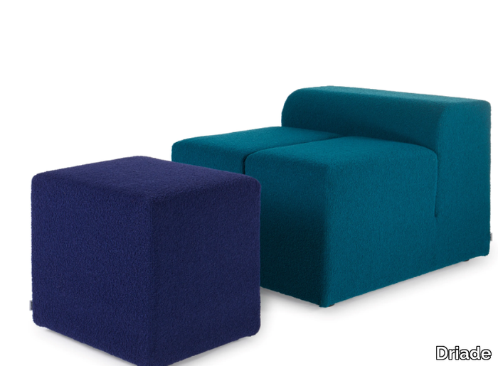 IPERCUBO - Armchair with footstool _ Driade