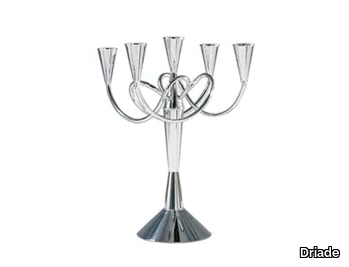 MATTHEW BOULTON - Polished nickeled brass candleholder _ Driade