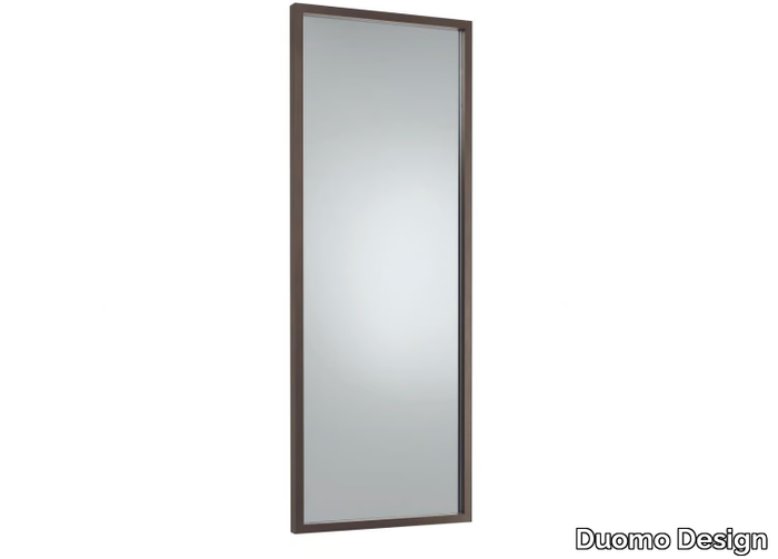 LERA - Rectangular framed wall-mounted aluminium mirror _ Duomo Design