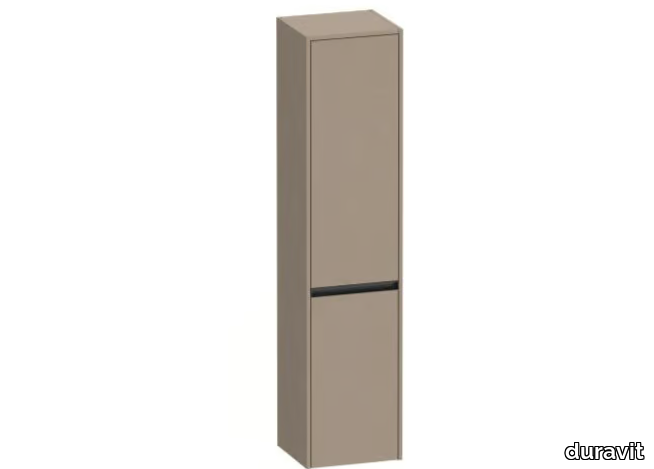 KETHO.2 - Tall wooden bathroom column with doors _ Duravit