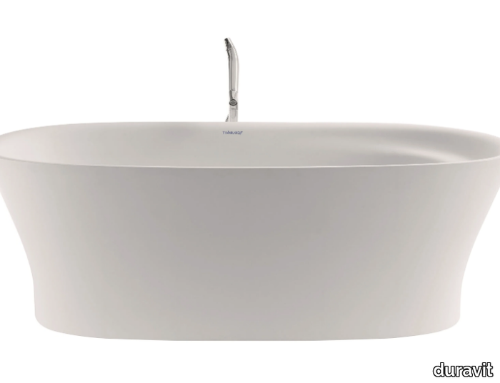 CAPE COD - Freestanding oval DuraSolid bathtub _ Duravit