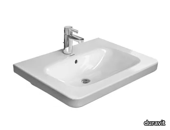 DURASTYLE - Rectangular ceramic washbasin _ Duravit