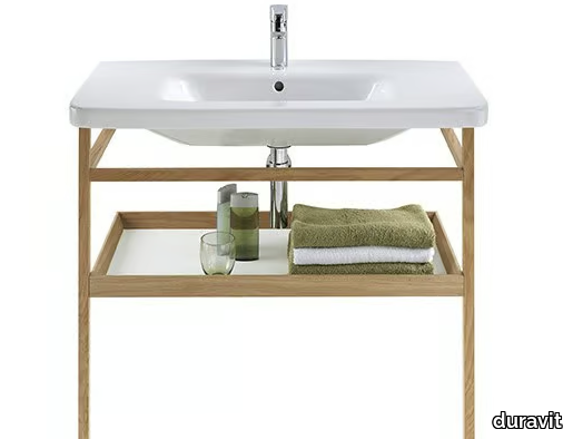 DURASTYLE - Oak console sink _ Duravit