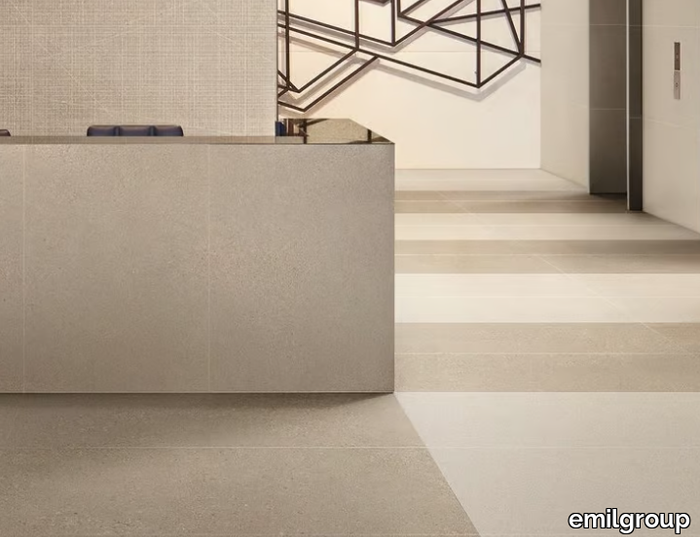 GRAIN STONE TAUPE - Porcelain stoneware wall/floor tiles _ emilgroup