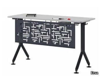 GAVINA - Modular folding laminate school desk with metal frame _ Ersa