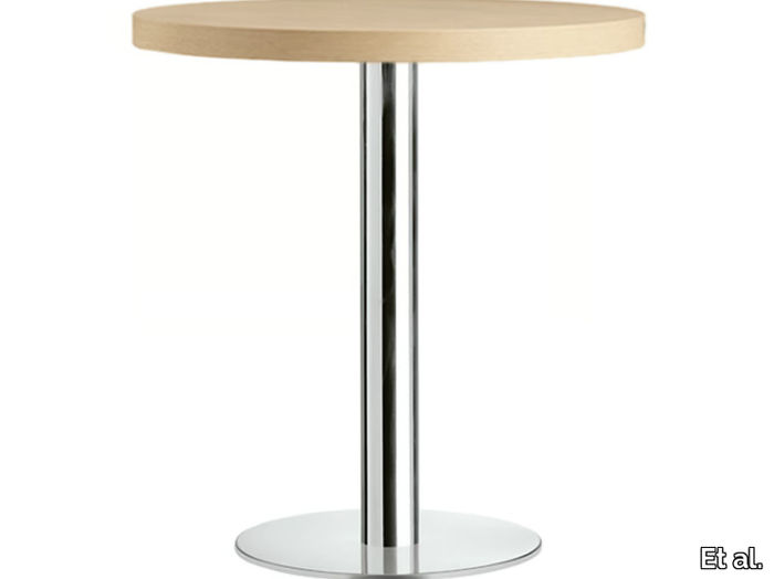 XT 477 - Round steel and wood contract table _ Et al.