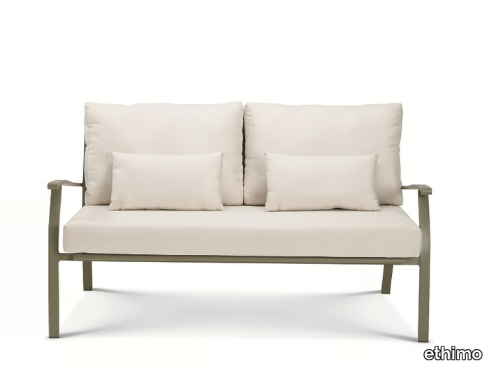 ELISIR - 2 seater galvanized steel garden sofa _ Ethimo