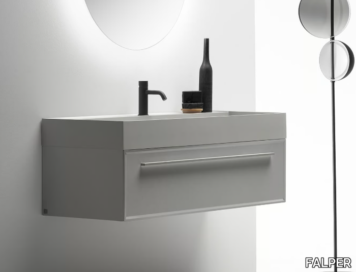 7.0 - Wall-mounted vanity unit with drawers _ FALPER