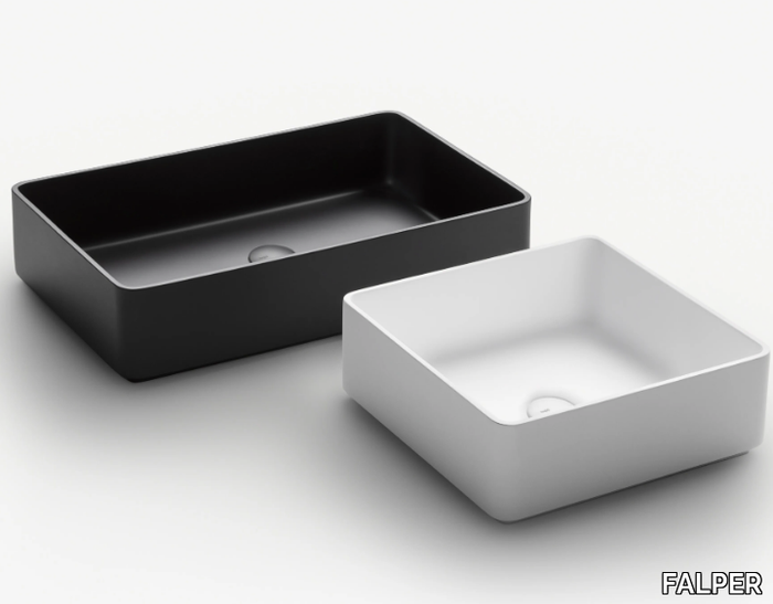 MATT 37–58 - Countertop Ceramilux® washbasin _ FALPER