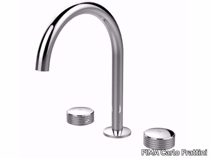 TEXTURE F5611 - 3 hole washbasin tap _ FIMA Carlo Frattini