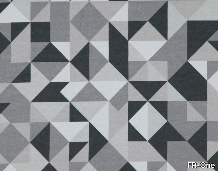 JUNKO - Printed fabric with graphic pattern _ FR-One