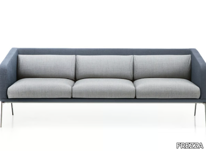 METRO 15 - 3 seater fabric sofa _ FREZZA