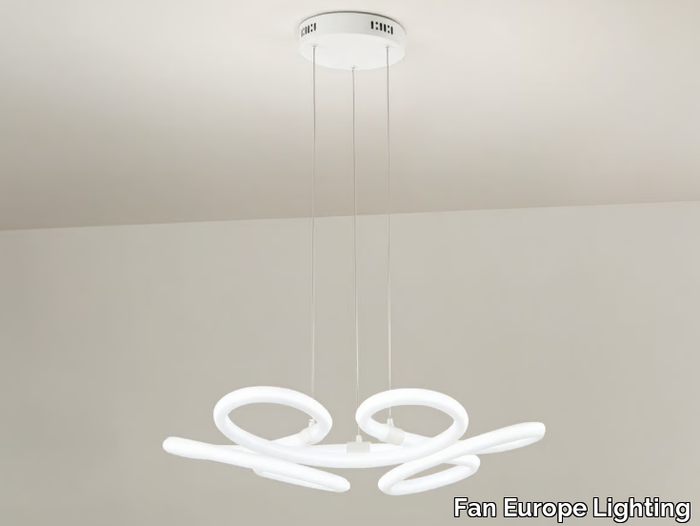 HEAVEN - LED acrylic glass pendant lamp _ Fan Europe Lighting
