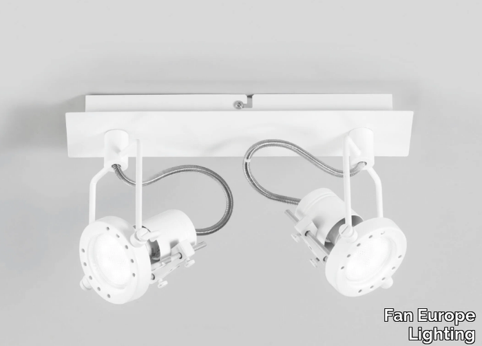 TECHNO - LED adjustable metal ceiling lamp _ Fan Europe Lighting