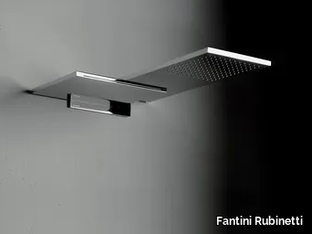 8035B+8035A - Wall-mounted 2-spray overhead shower _ Fantini Rubinetti