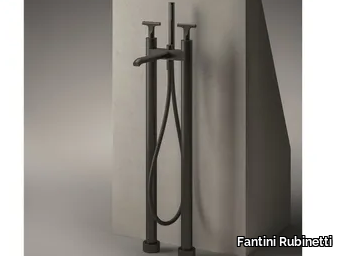 SAILING - Floor standing bathtub tap with hand shower _ Fantini Rubinetti