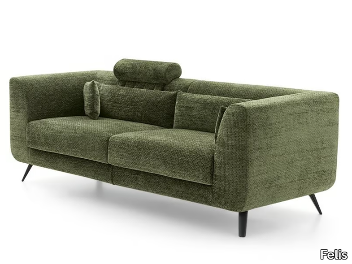 NEMO - 3 seater fabric sofa with headrest _ Felis