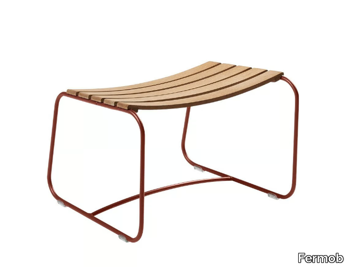 SURPRISING TEAK - Garden footstool _ Fermob