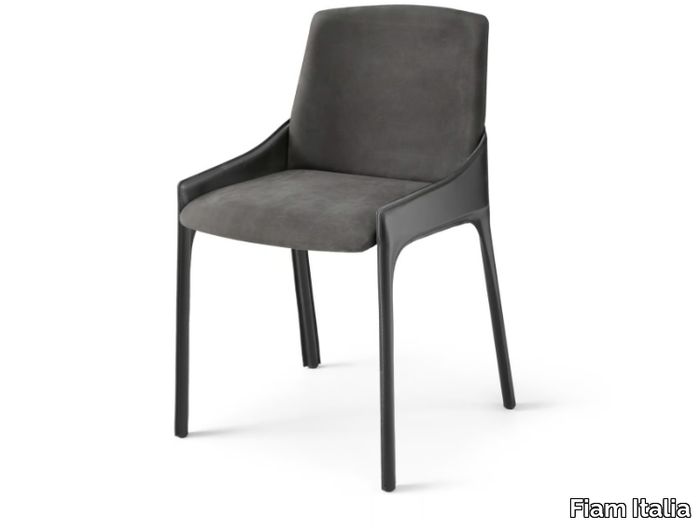 PLIÉ - Leather chair _ Fiam Italia