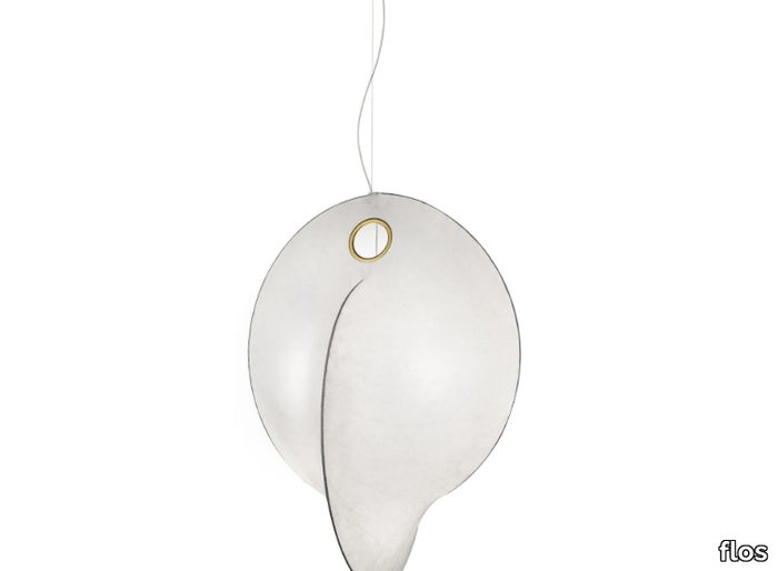 OVERLAP - LED dimmable cocoon resin pendant lamp _ Flos