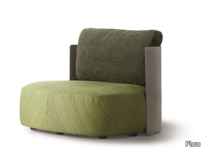 PIERRE - Fabric armchair with removable cover _ Flou