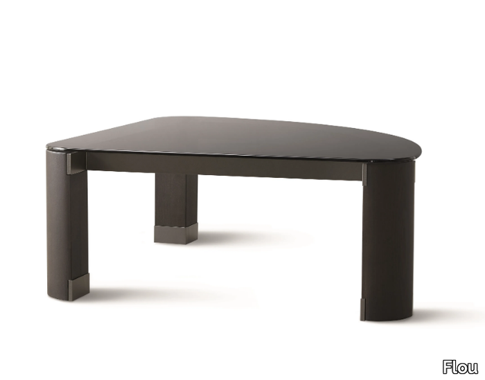 QUARTETTO - Wooden coffee table _ Flou