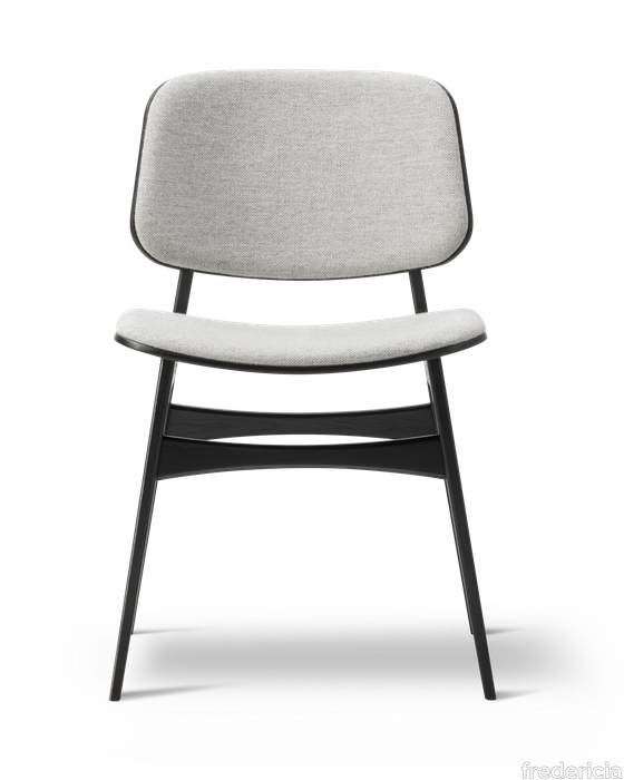 Søborg Wood Base Front upholstered