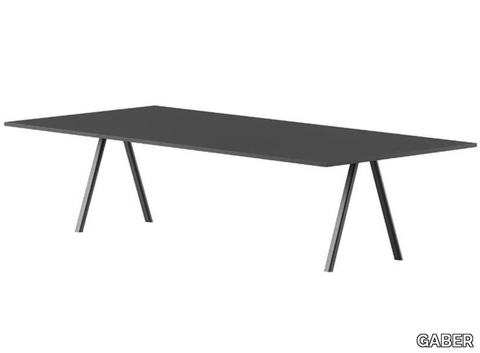 SURFY HUB 2027 - Rectangular laminate table _ GABER