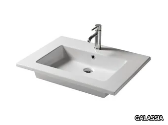 EDEN - 71 CM - Rectangular ceramic washbasin _ GALASSIA