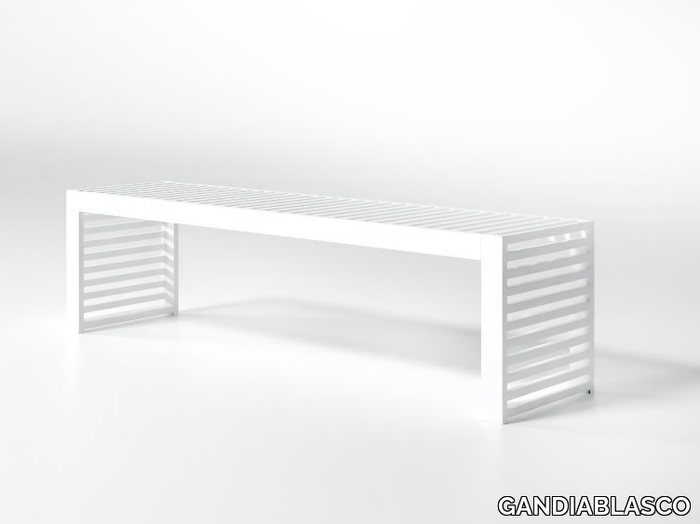 DNA - Aluminium garden bench _ GANDIABLASCO