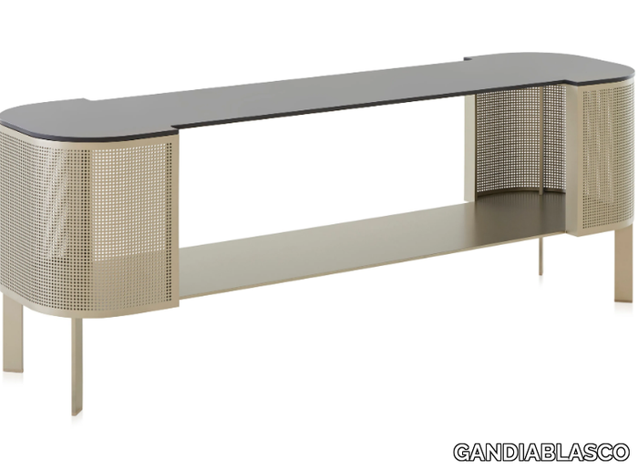 SOLANAS - Thermo lacquered aluminium sideboard _ GANDIABLASCO