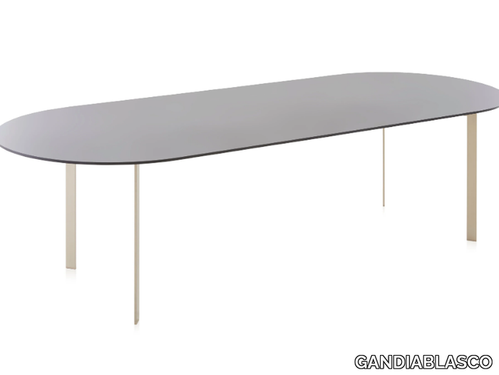 SOLANAS - Oval Dekton® table _ GANDIABLASCO