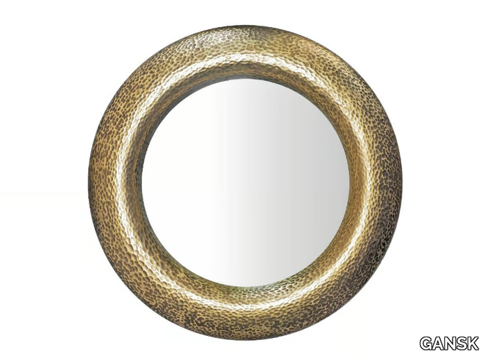 MILLENIUM - Round wall-mounted fiberglass mirror _ GANSK