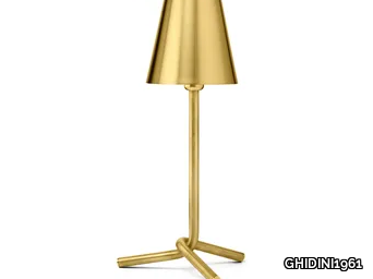 MIO - Satin brass table lamp _ GHIDINI1961